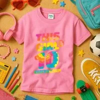 This Girl Is Now 10 Double Digits Kids T-Shirt thumb 3