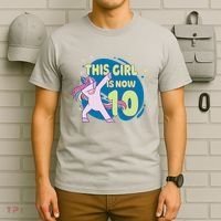 This Girl Is Now 10 Years Old T-Shirt thumb 6