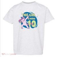 This Girl Is Now 10 Years Old Toddler T-Shirt thumb 0
