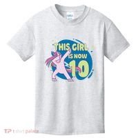 This Girl Is Now 10 Years Old Kids T-Shirt thumb 0