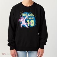 This Girl Is Now 10 Years Old Women's Sweatshirt thumb 0