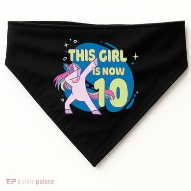 This Girl Is Now 10 Years Old USA-Made Doggie Bandana