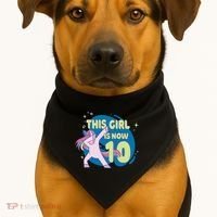 This Girl Is Now 10 Years Old USA-Made Doggie Bandana thumb 1