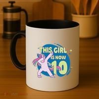 This Girl Is Now 10 Years Old Coffee Mug thumb 4