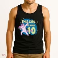 This Girl Is Now 10 Years Old Tank Top thumb 3