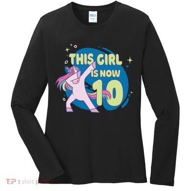 This Girl Is Now 10 Years Old Women's Long Sleeve Shirt
