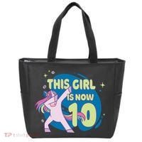This Girl Is Now 10 Years Old Tote Bag thumb 0
