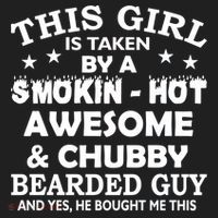 This Girl Is Taken By Smokin Hot Chubby Bearded Guy Beanie thumb 2