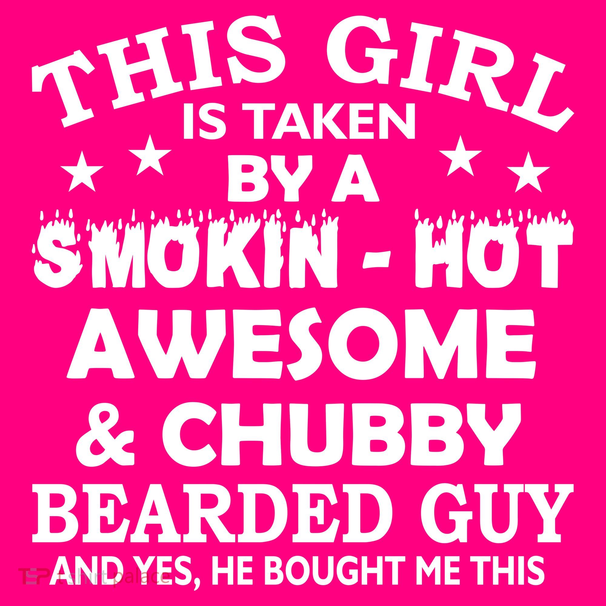 This Girl Is Taken By Smokin Hot Chubby Bearded Guy Women's Tank Top