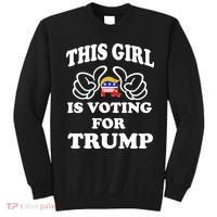 This Girl Is Voting For Trump Sweatshirt thumb 0