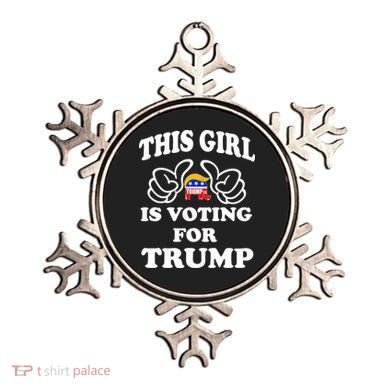 This Girl Is Voting For Trump Ornament