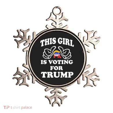 This Girl Is Voting For Trump Ornament