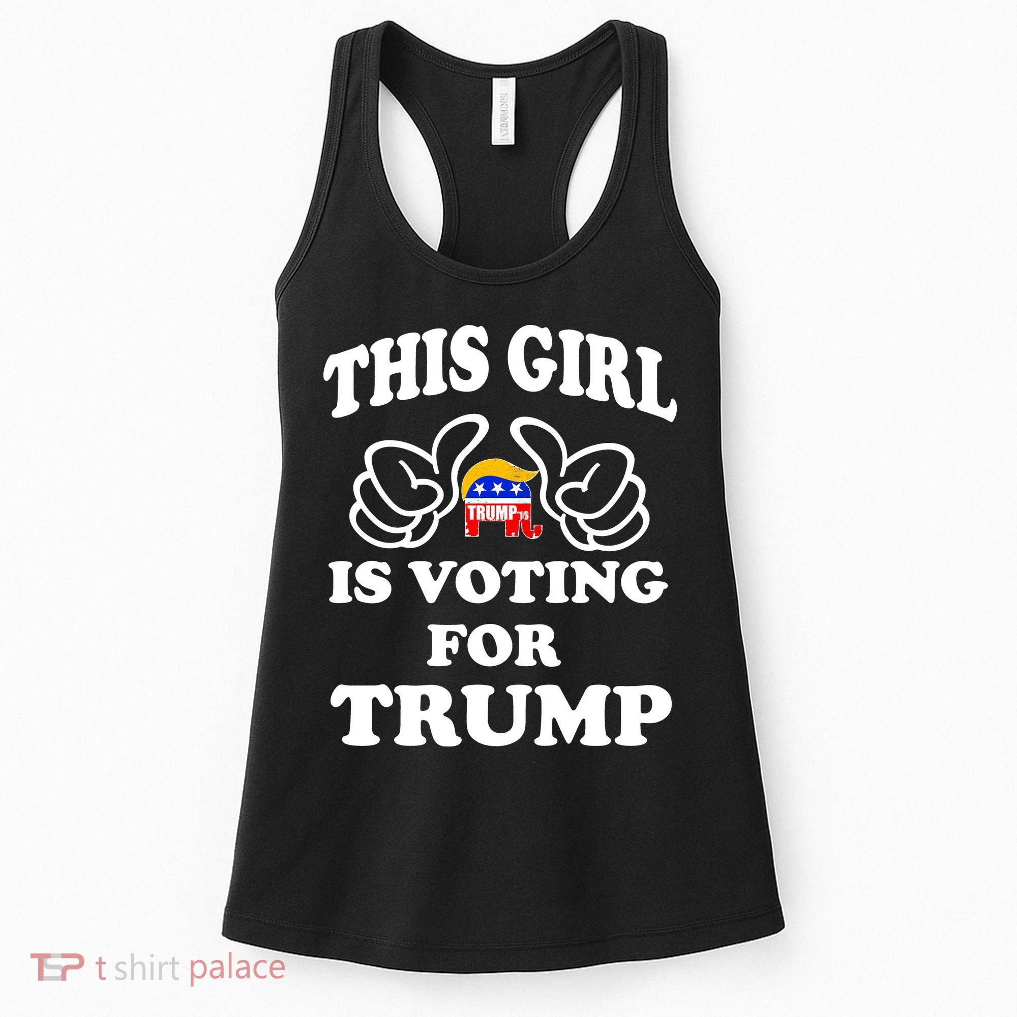This Girl Is Voting For Trump Women's Tank Top