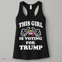 This Girl Is Voting For Trump Women's Tank Top thumb 3
