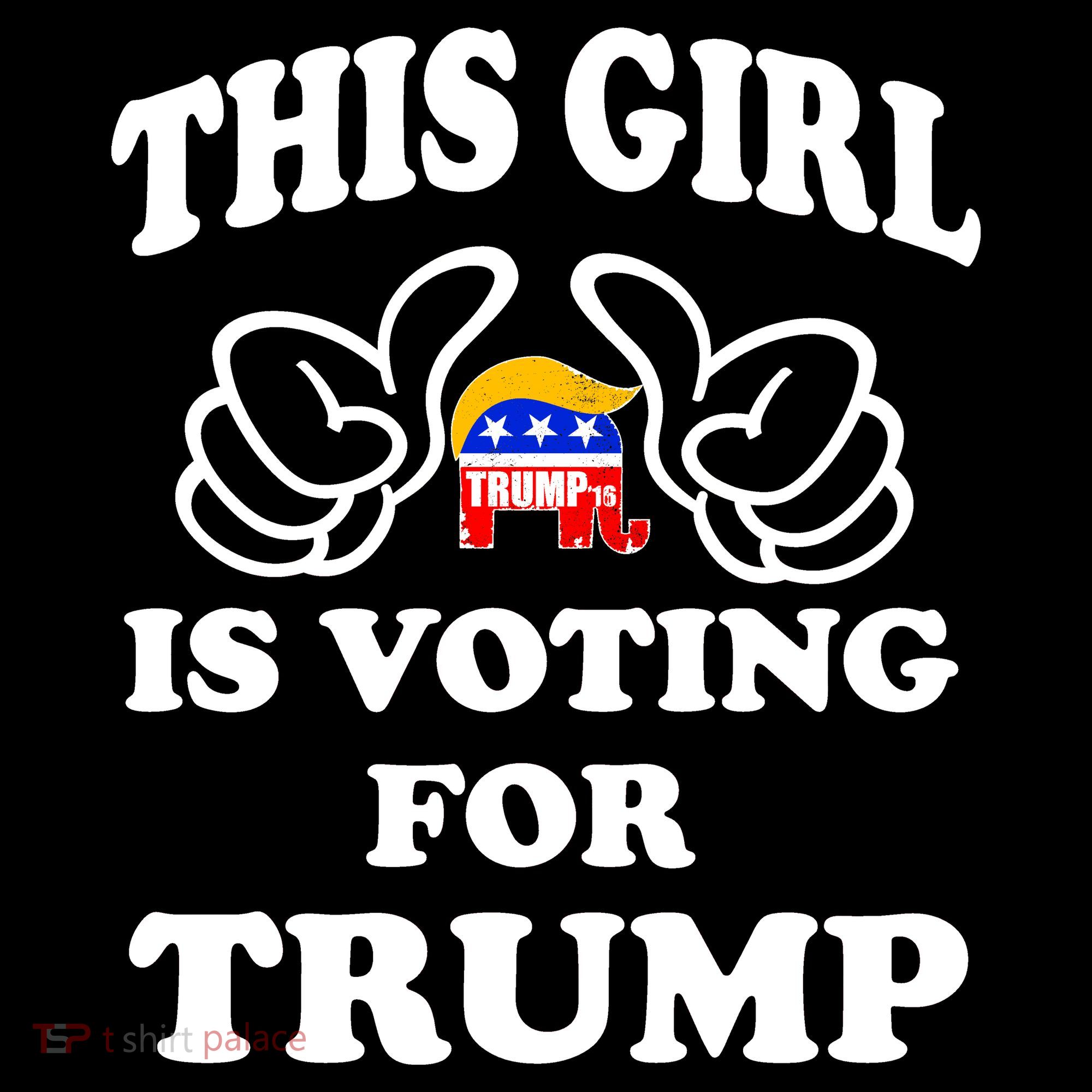 This Girl Is Voting For Trump Women's Tank Top