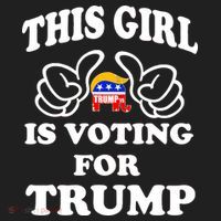 This Girl Is Voting For Trump Hat thumb 2