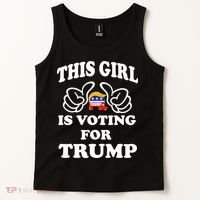 This Girl Is Voting For Trump Tank Top thumb 2