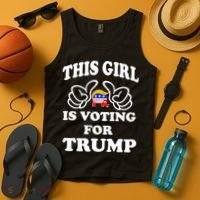 This Girl Is Voting For Trump Tank Top thumb 4