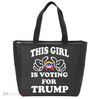 This Girl Is Voting For Trump Tote Bag