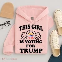This Girl Is Voting For Trump Hoodie thumb 4
