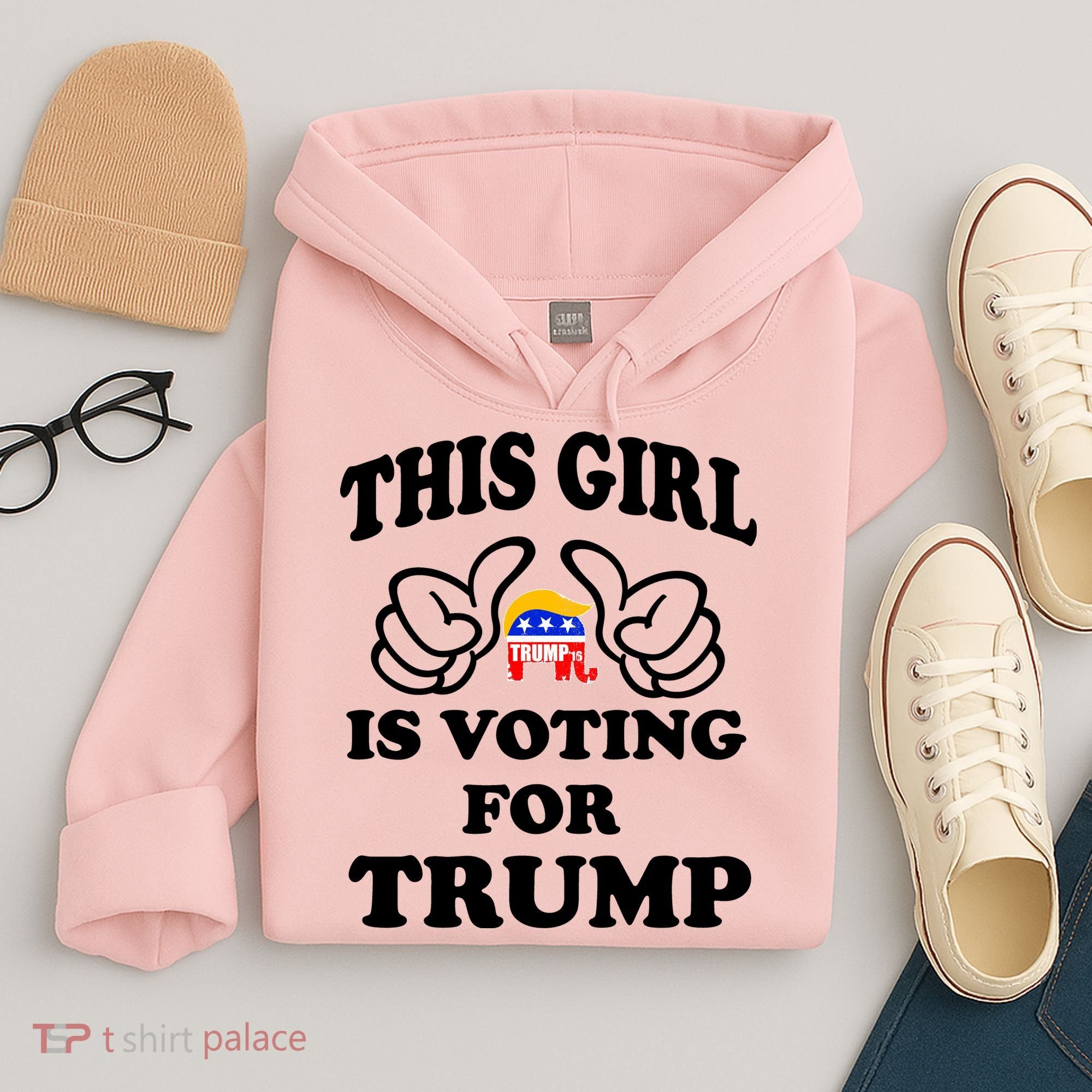 This Girl Is Voting For Trump Hoodie