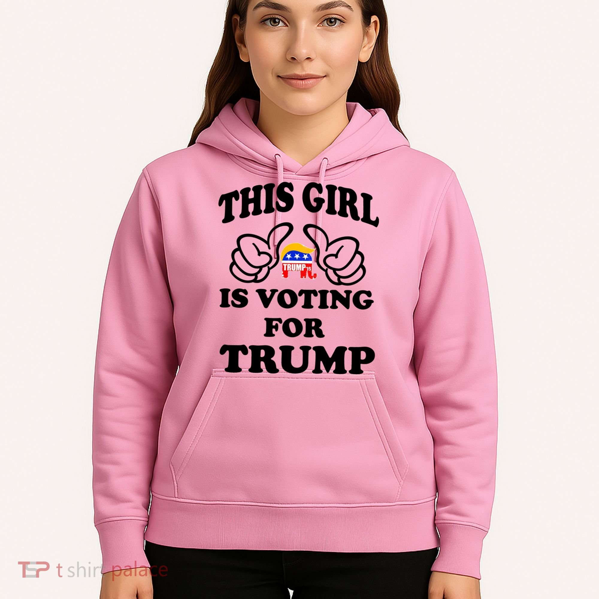 This Girl Is Voting For Trump Hoodie