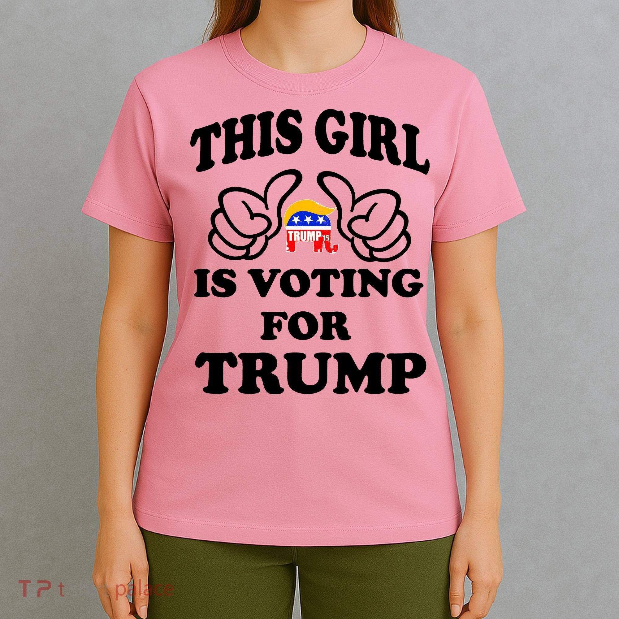This Girl Is Voting For Trump T-Shirt