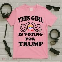 This Girl Is Voting For Trump T-Shirt thumb 5