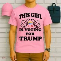 This Girl Is Voting For Trump T-Shirt thumb 6