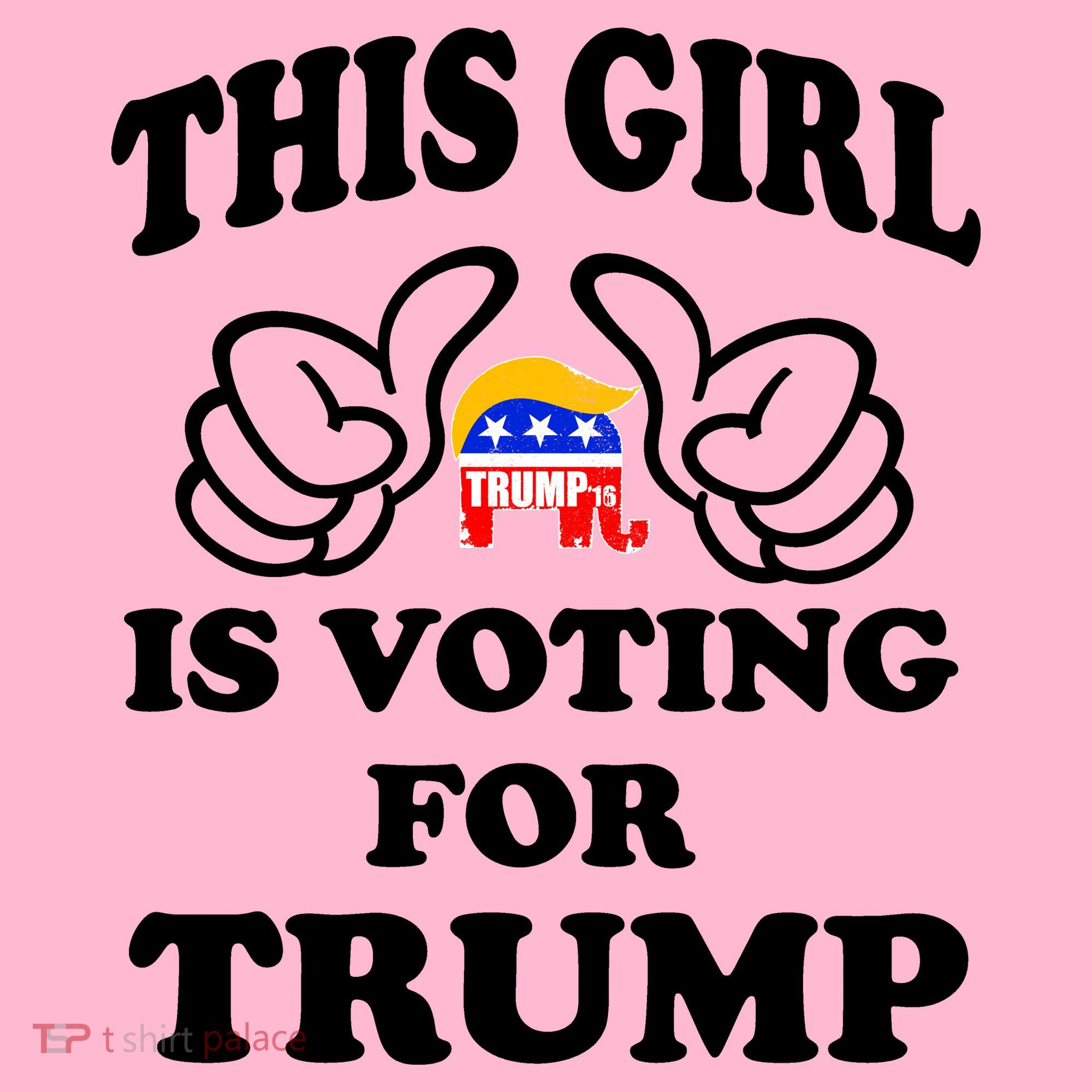 This Girl Is Voting For Trump T-Shirt