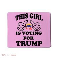 This Girl Is Voting For Trump Mousepad thumb 0