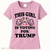 This Girl Is Voting For Trump Women's T-Shirt thumb 0