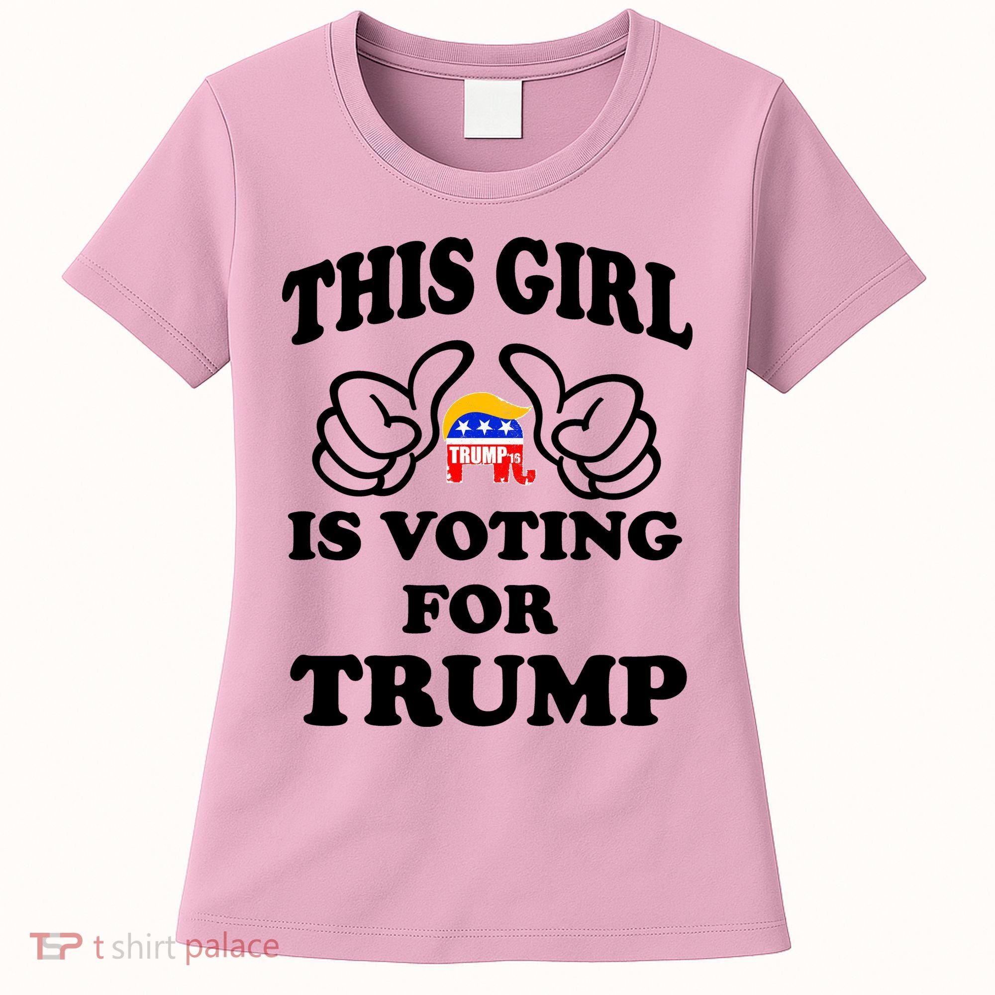 This Girl Is Voting For Trump Women's T-Shirt