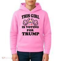 This Girl Is Voting For Trump Kids Hoodie thumb 4