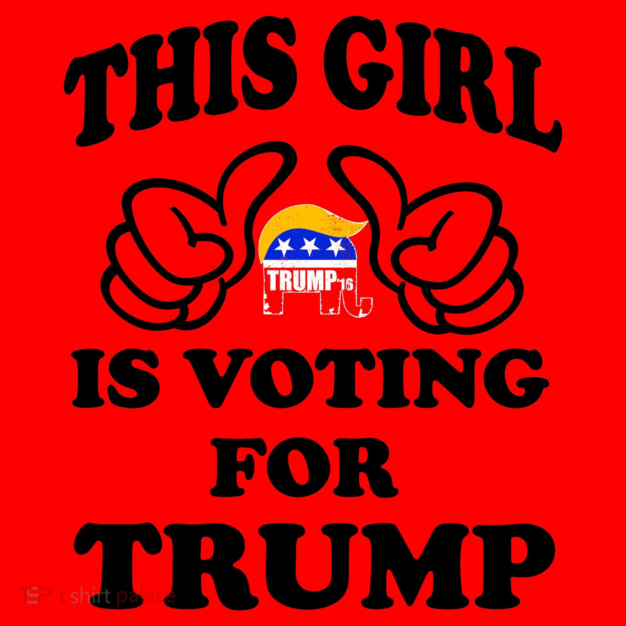This Girl Is Voting For Trump Santa Hat