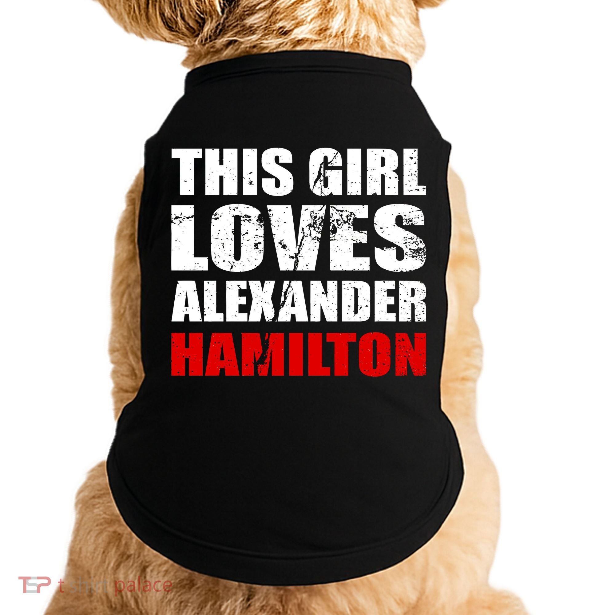 This Girl Loves Alexander Hamilton Doggie Tank