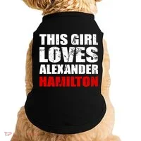 This Girl Loves Alexander Hamilton Doggie Tank thumb 0