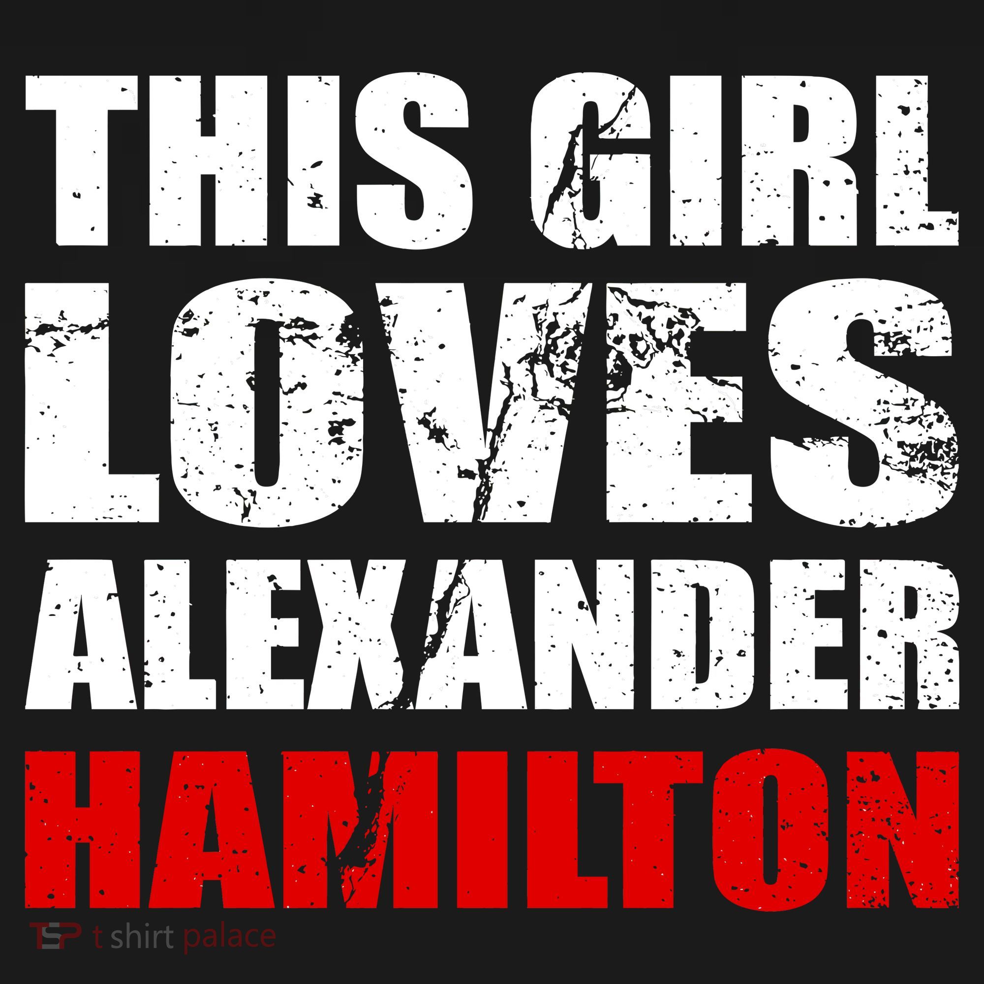 This Girl Loves Alexander Hamilton Doggie Tank
