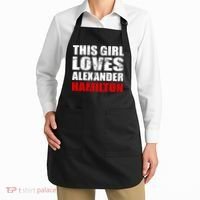 This Girl Loves Alexander Hamilton Apron thumb 2