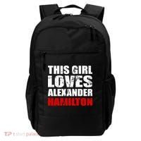 This Girl Loves Alexander Hamilton Backpack thumb 0