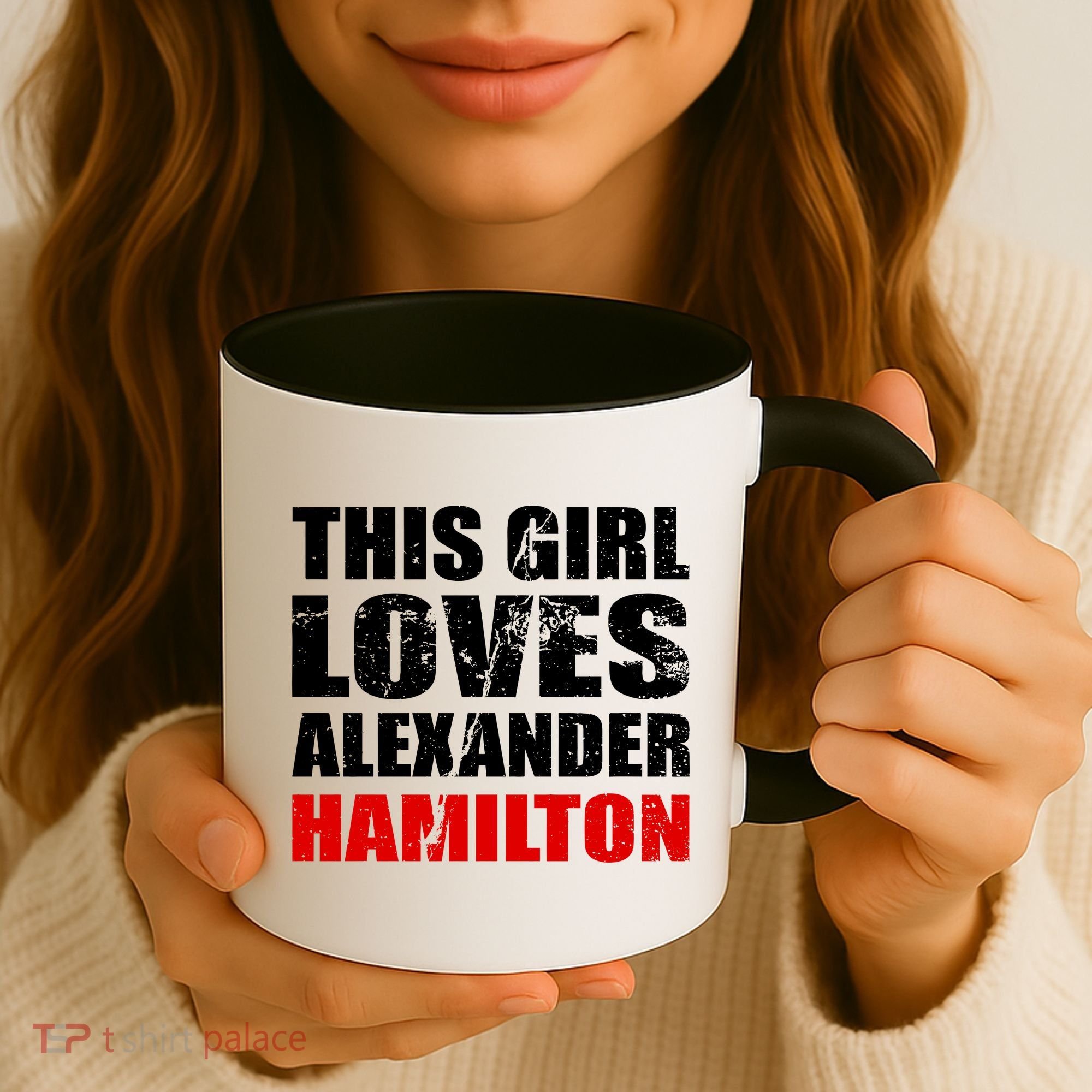 This Girl Loves Alexander Hamilton Coffee Mug
