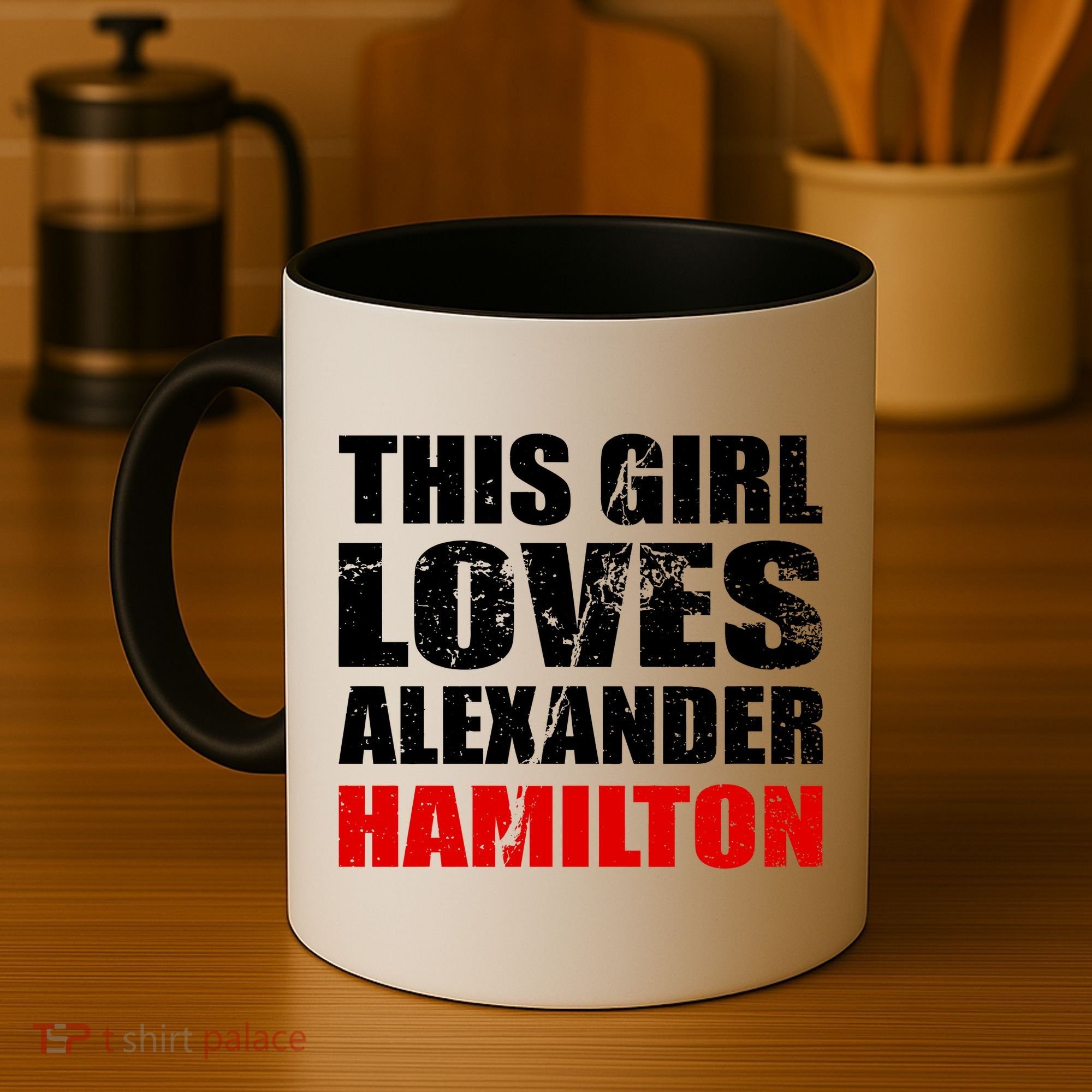 This Girl Loves Alexander Hamilton Coffee Mug