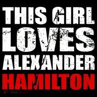 This Girl Loves Alexander Hamilton Coaster thumb 2