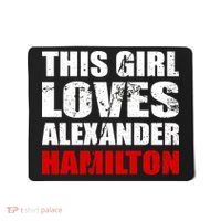 This Girl Loves Alexander Hamilton Mousepad thumb 0