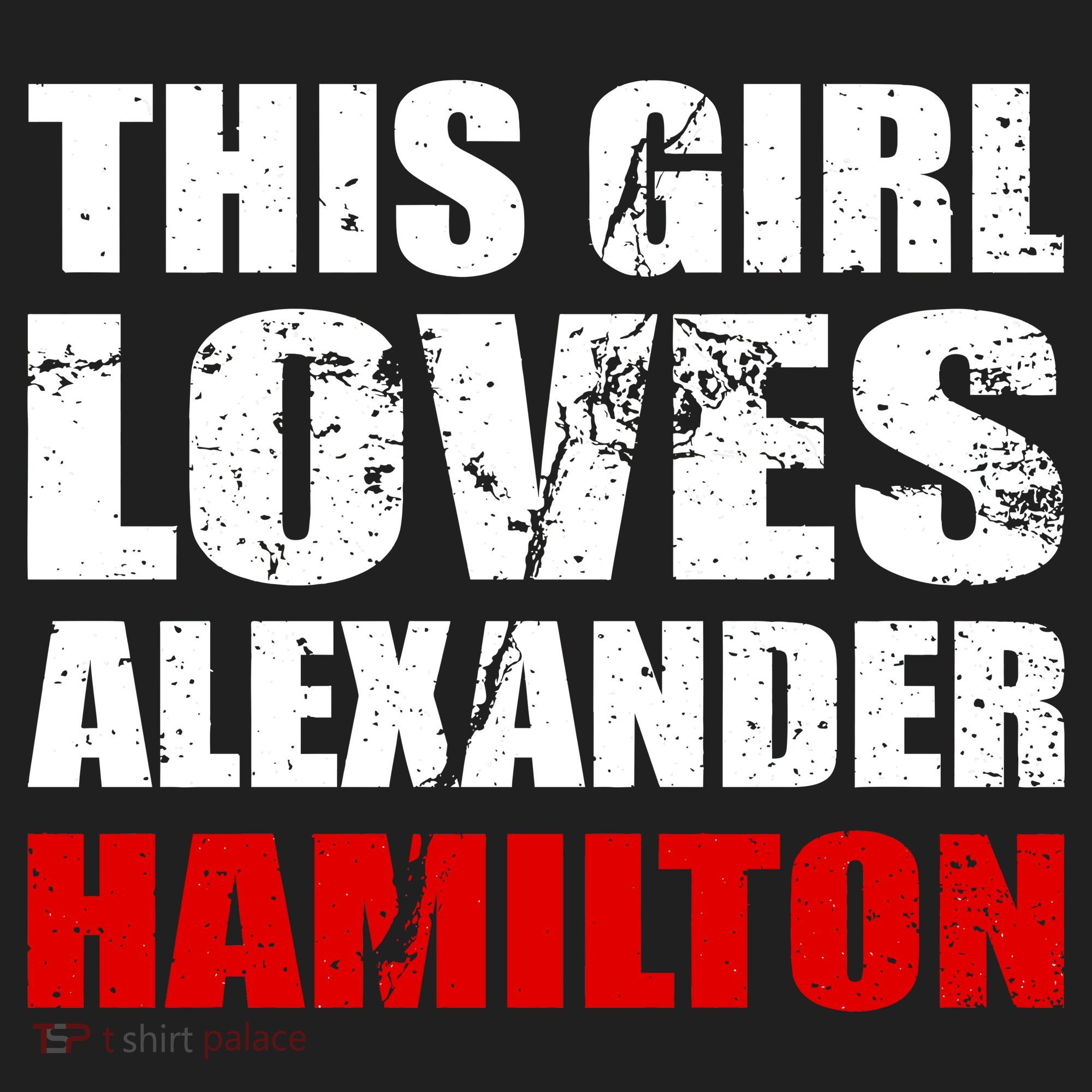 This Girl Loves Alexander Hamilton Golf Towel