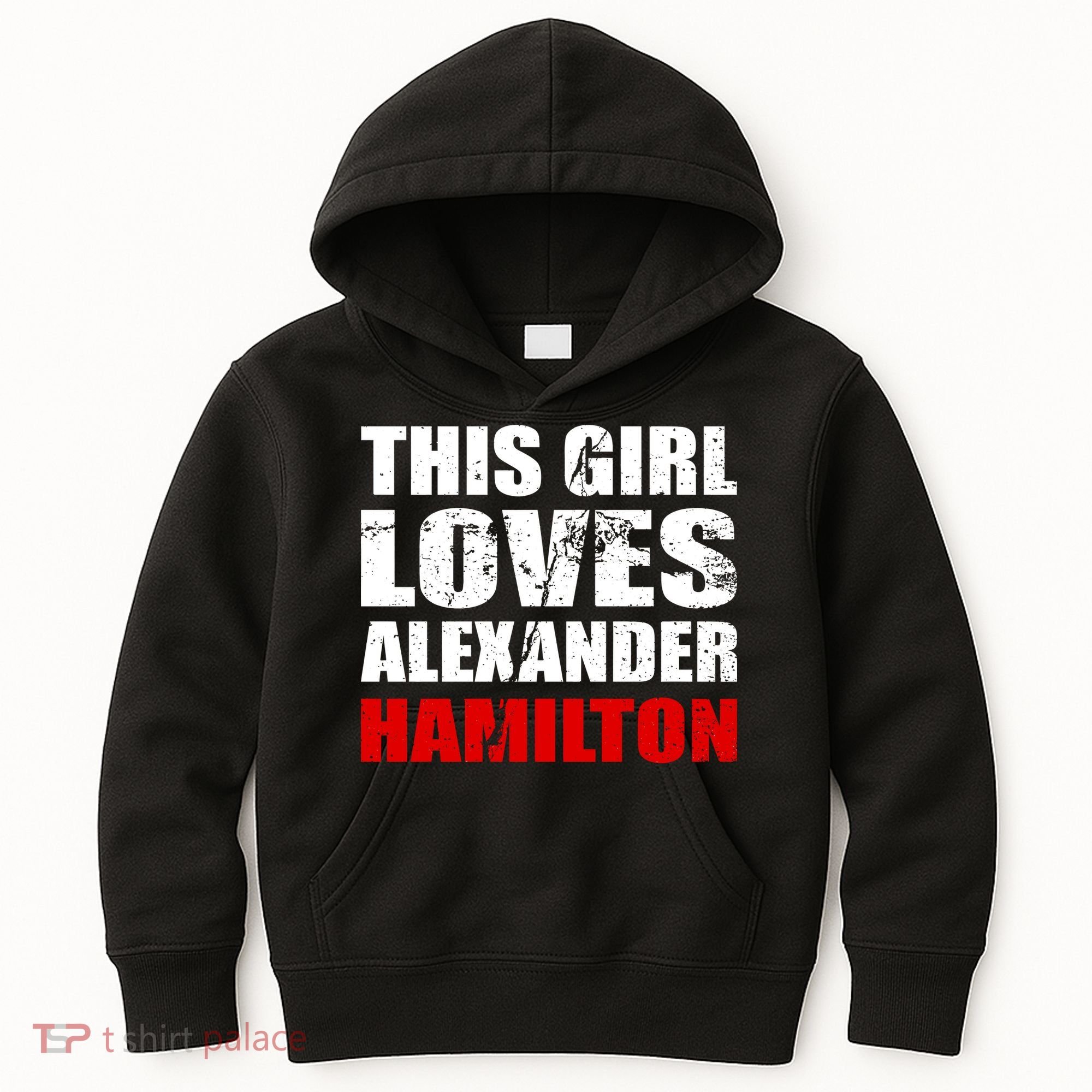 This Girl Loves Alexander Hamilton Kids Hoodie