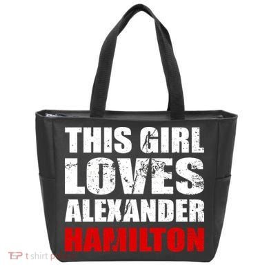 This Girl Loves Alexander Hamilton Tote Bag