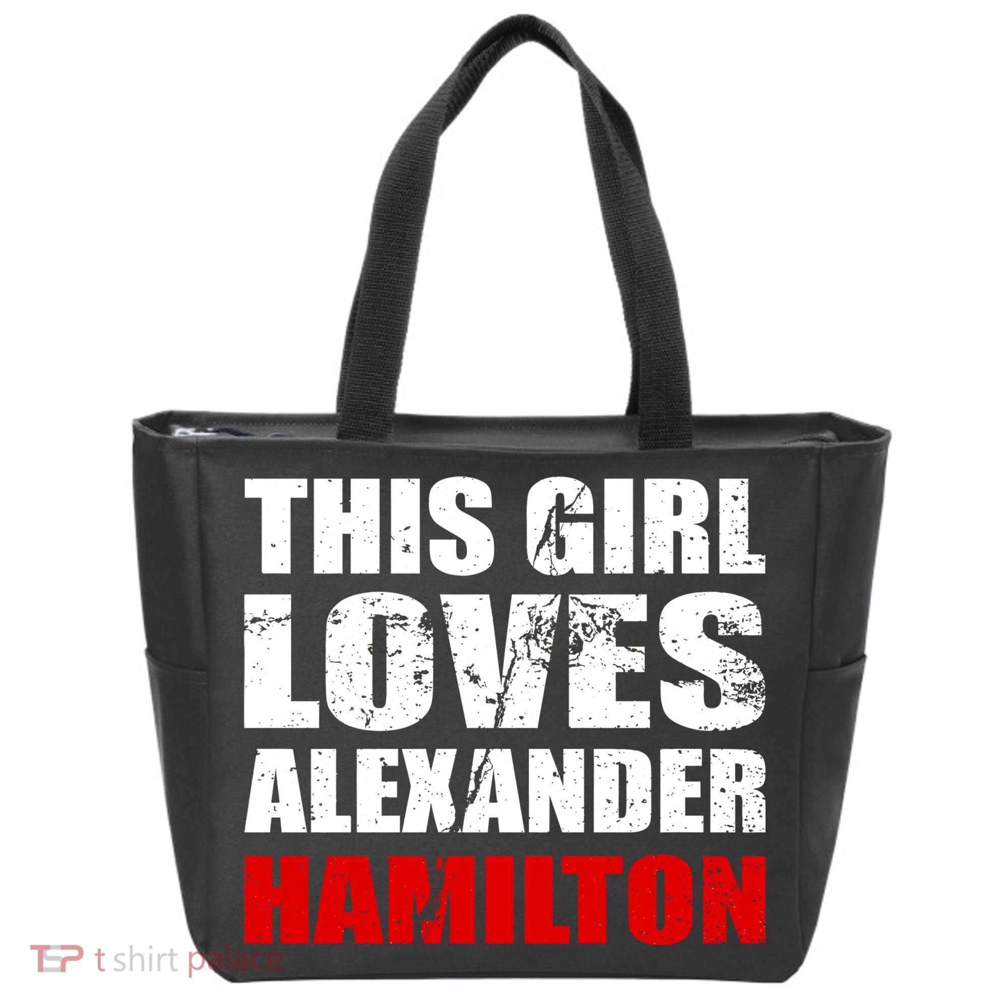 This Girl Loves Alexander Hamilton Tote Bag