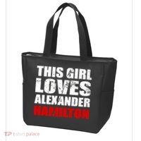 This Girl Loves Alexander Hamilton Tote Bag thumb 3