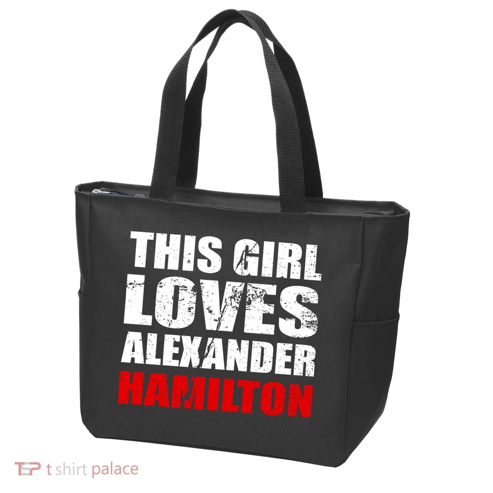 This Girl Loves Alexander Hamilton Tote Bag